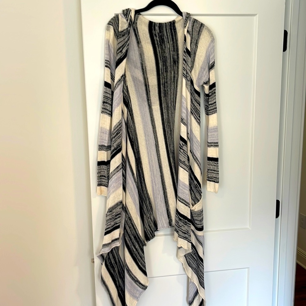 Boutique knit cardigan with hood